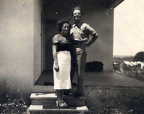 רחל וחיים פרלמוטר. תל מונד שנות ה-30